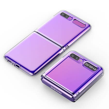 Nukin Samsung Galaxy Z Flip 5g Case - Crystal Clear