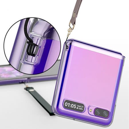 Nukin Samsung Galaxy Z Flip 5g Case - Crystal Clear
