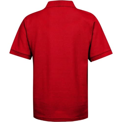 Kids Unisex Polo T-Shirts  - Set Of 3  - Red - Black And White