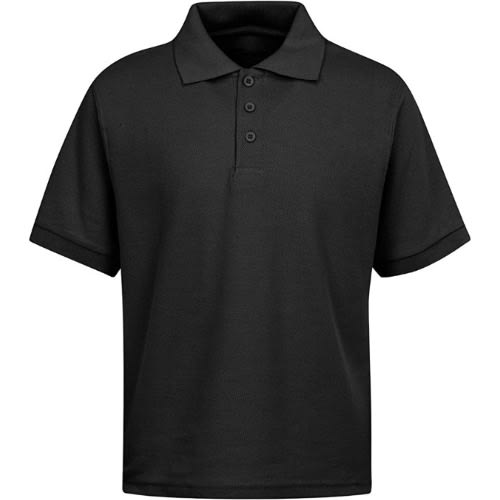 Kids Unisex Polo T-Shirts  - Set Of 3  - Red - Black And White