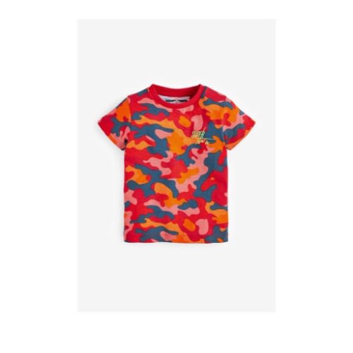 Patterned Boy's Tee Top - Red