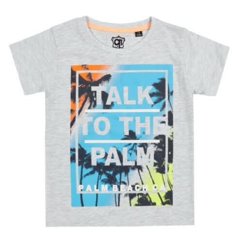 Boy's Cotton Printed T Shirts Talk To The Palm