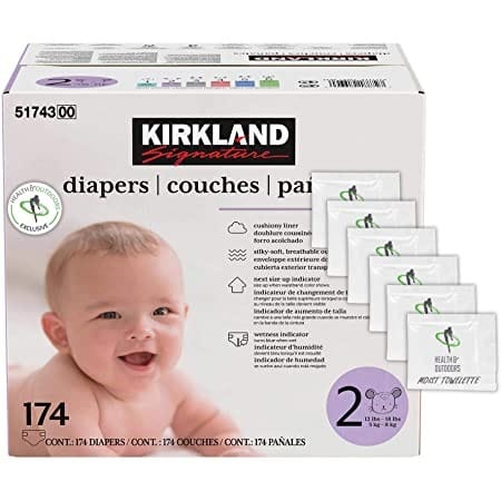Diapers - Size 2 - 174-count - Usa