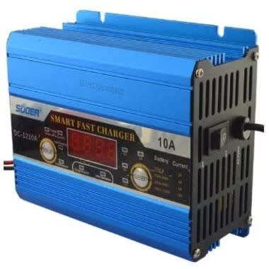 Suoer 12v 10a Car And Inverter Battery Charger With Digital Display