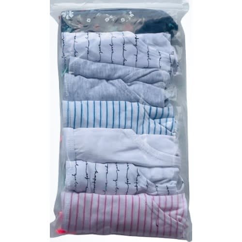 7 Pack Colored Girls Briefs- H3