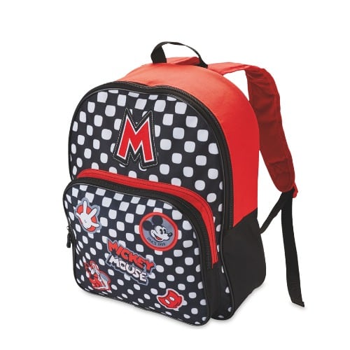Children Mickey School Backpack With Pocket - 40cm X 31cm