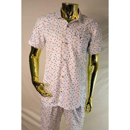 White Splash 2Piece For Men