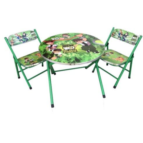 Two Chairs And Table Set For Children