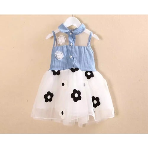 Sleeveless Collar Tutu Dress