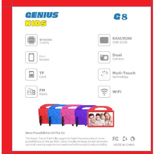 Tab 8 Inche Educational Tablet 32gb Storage 3gb Ram – Tab B88 Dual Sim Hd Tablet