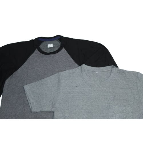 Men's Raglan Longsleeve Sweatshirt & Pocket Tshirt