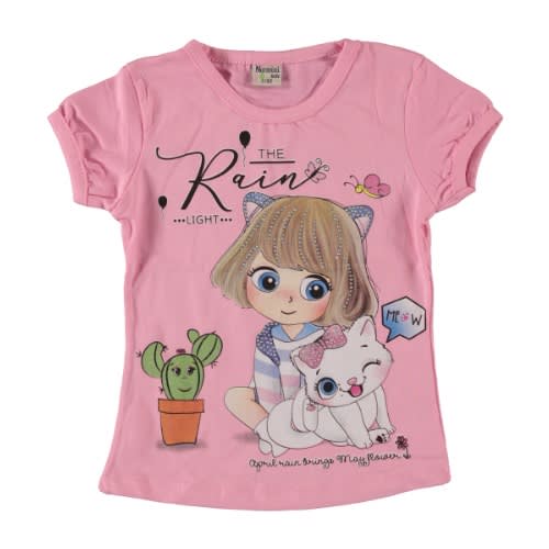The Rain Light Girl T-shirt - Pink
