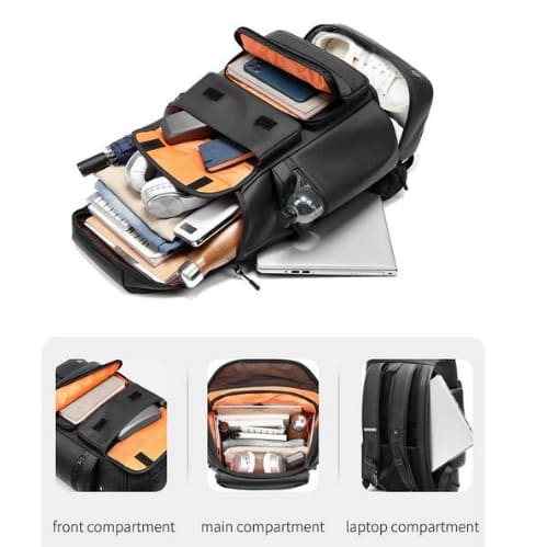 Outwalkk - Anti Theft Laptop Back Pack With Bottle Holder