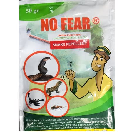 No Fear Snake Repellent - Snake Killer - Scorpion -50g X 2 Pieces