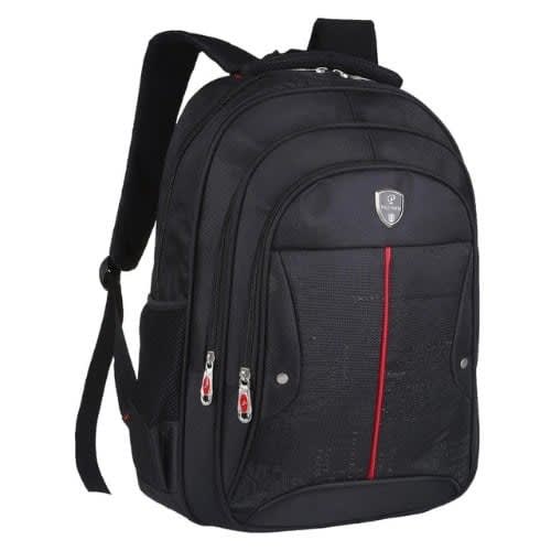 Swiss Polo Laptop Backpack -Black