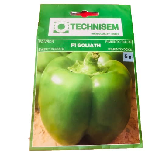 F1 Goliath Sweet Pepper Seeds - 5g