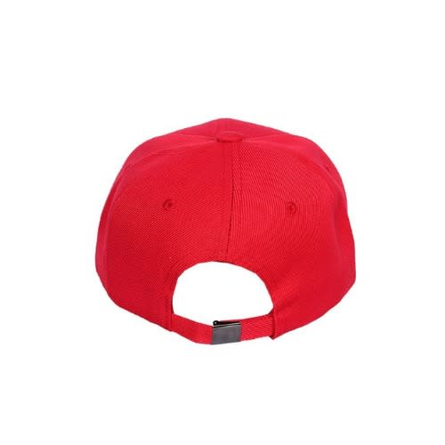 Classic Plain Baseball Face Cap - Red