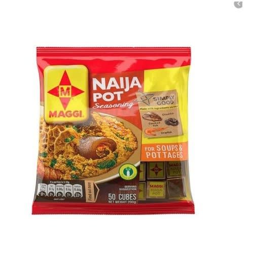 Maggi Star Naija Pot Seasoning 200gX 1 Carton - 24