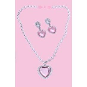 Charming Princess Tiara Crown, Magic Wand, Necklace and Earrings Dress Up Set