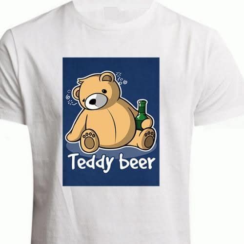 Chrysolite Designs Teddy Beer Premium Class T-shirt - White