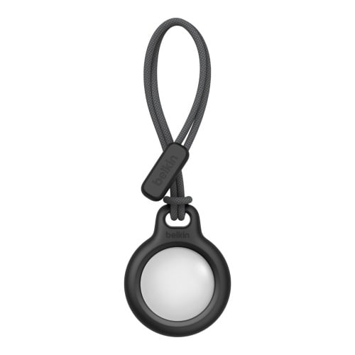 Secure Holder With Strap For Airtag - Black