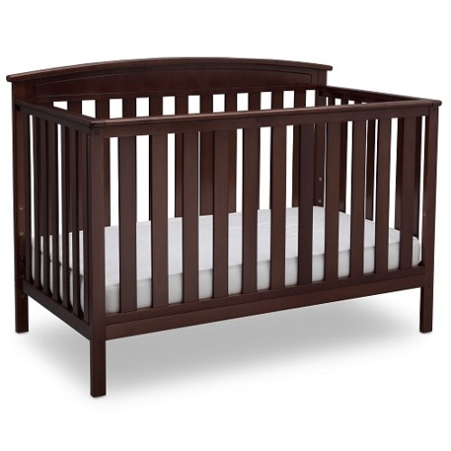 Children Gateway 4-in-1 Convertible Crib, Dark Chocolate