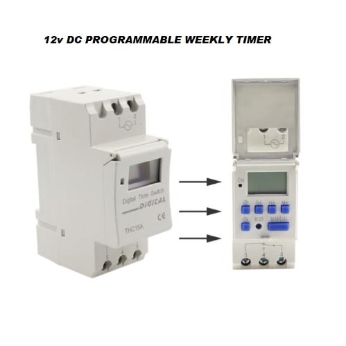 Universal Programmable  Two Way Timer Switch 12v Dc