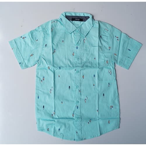Boy's Short Sleeve Print Shirt