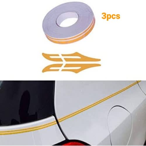 Multipurpose Decorating Strip Sticker -  Gold - 2pcs