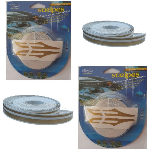Multipurpose Decorating Strip Sticker -  Gold - 2pcs