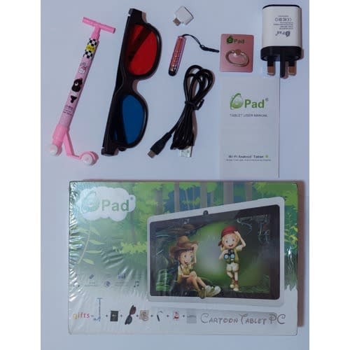 Epad A707- Kids Android Learning Tablet - Wifi, 2gb/16gb, Dual Camera