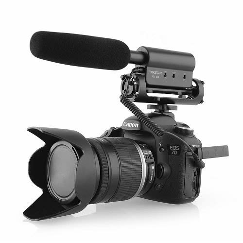 Video Shotgun Interview Microphone For DSLR Camera/DV Camcorder