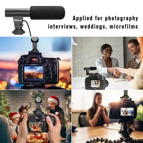 Video Shotgun Interview Microphone For DSLR Camera/DV Camcorder