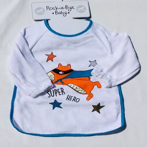 Fox Long Sleeve Bib- Blue