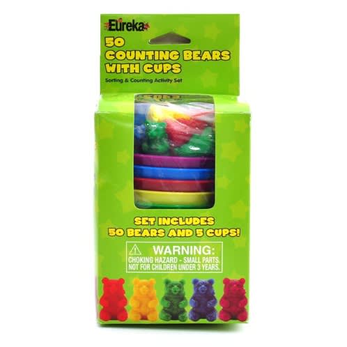 Counting Bears W/cups