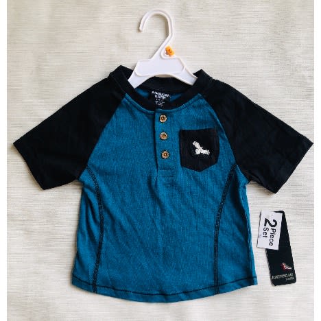 Boys T-Shirt -Blue And Black