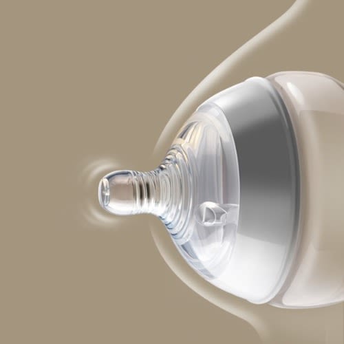 Closer To Nature Baby Feeding Bottle Set With Built-in Anti Colic Valve - 9oz - 2 Pack