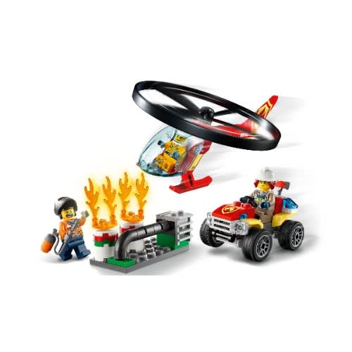 City Fire Helicopter Toy For Kids