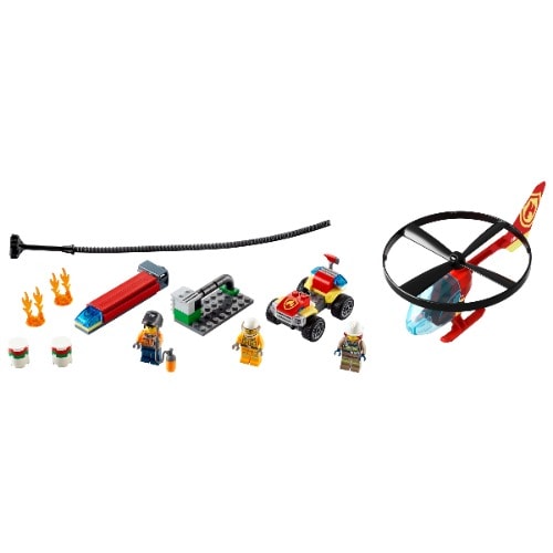 City Fire Helicopter Toy For Kids
