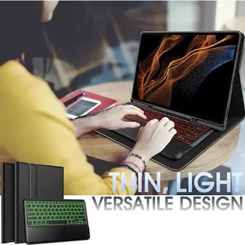 Bluetooth Keyboard Case For Samsung Galaxy Tab S8 Ultra 14.6'