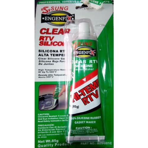 Sung Engenfix Clear Rtv Silicone Gasket Sealant X 3 Pieces