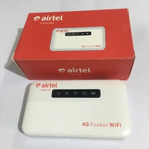 Airtel Internet 4g Lte Mobile Wifi Hotspot With Lan Port - 2600mAh - 5gb Data