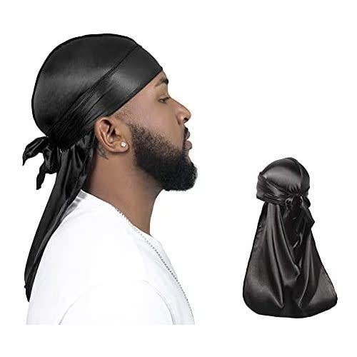 Plain Silky Durag -Black