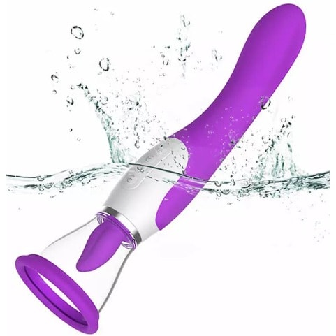 Tongue Vibrator - Heating Nipple Sucker - Oral Licking Clitoris Stimulator - For Women