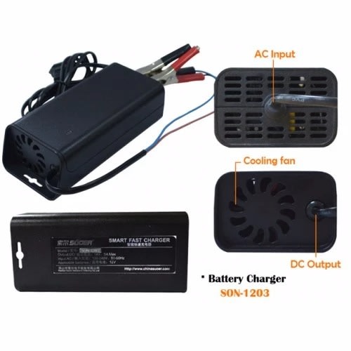 Car - Inverter Battery Smart Fast Charger 12v 3a