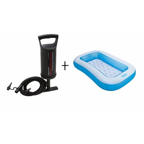 Inflatable Rectangular Pool + Pump