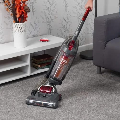 Turbo Swivel Upright Vacuum Cleaner With Ergonomic Multidirectional Head - 400w - 2.5l
