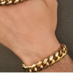 Thick Cuban Chain And Bracelet