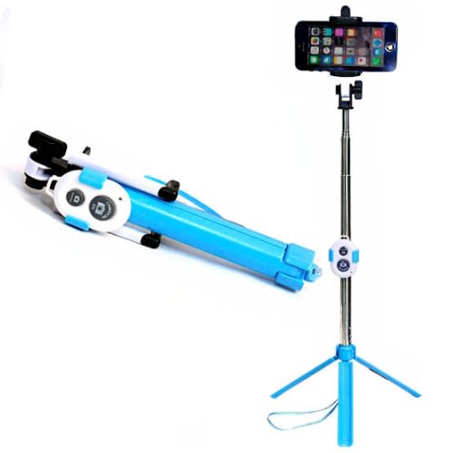Selfie Stick Tripod Stand With Bluetooth Plus 1 Free Iring
