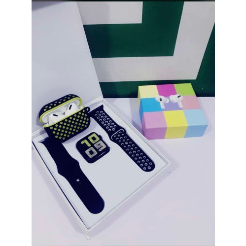 T555+ Bluetooth Smart Watch - Heart Rate, Fitness And Blood Pressure + Earbuds